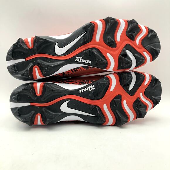 Nike Men's Alpha Menace 4 Shark SE Football Cleats Size 12 Red Black NWOB - Picture 10 of 11